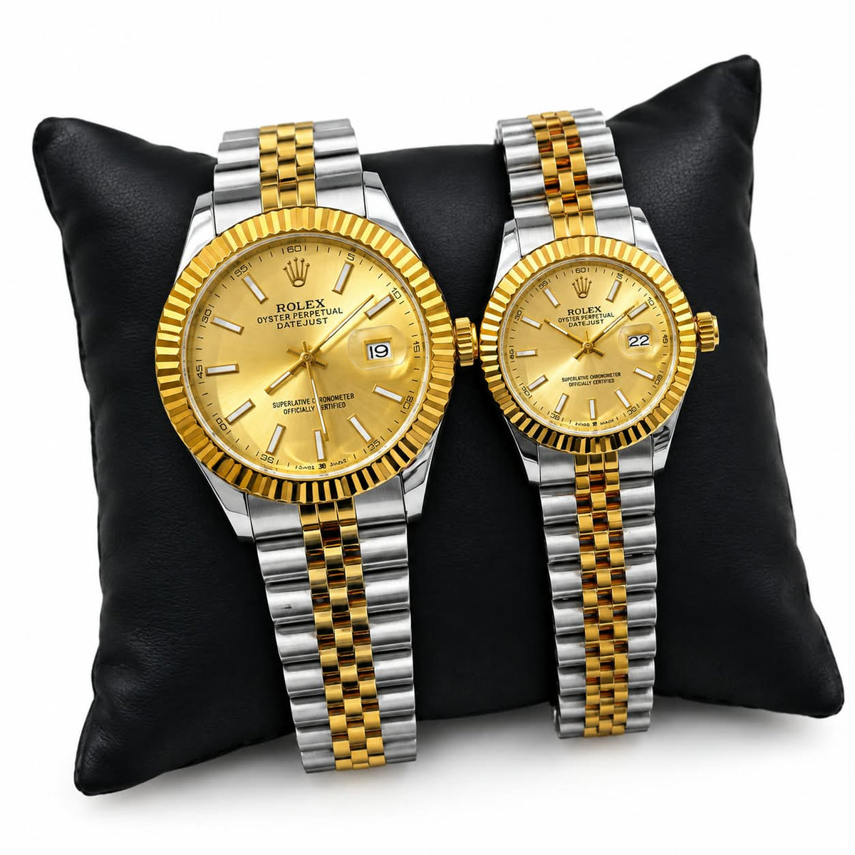 Luxury Rolex Inspired Jubilee Watch Set