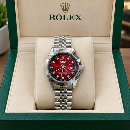 Rolex Stylish Dial Watch Classic Analog Wristwatch For Men