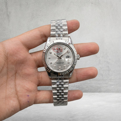 Rolex Stylish Dial Watch Classic Analog Wristwatch For Men